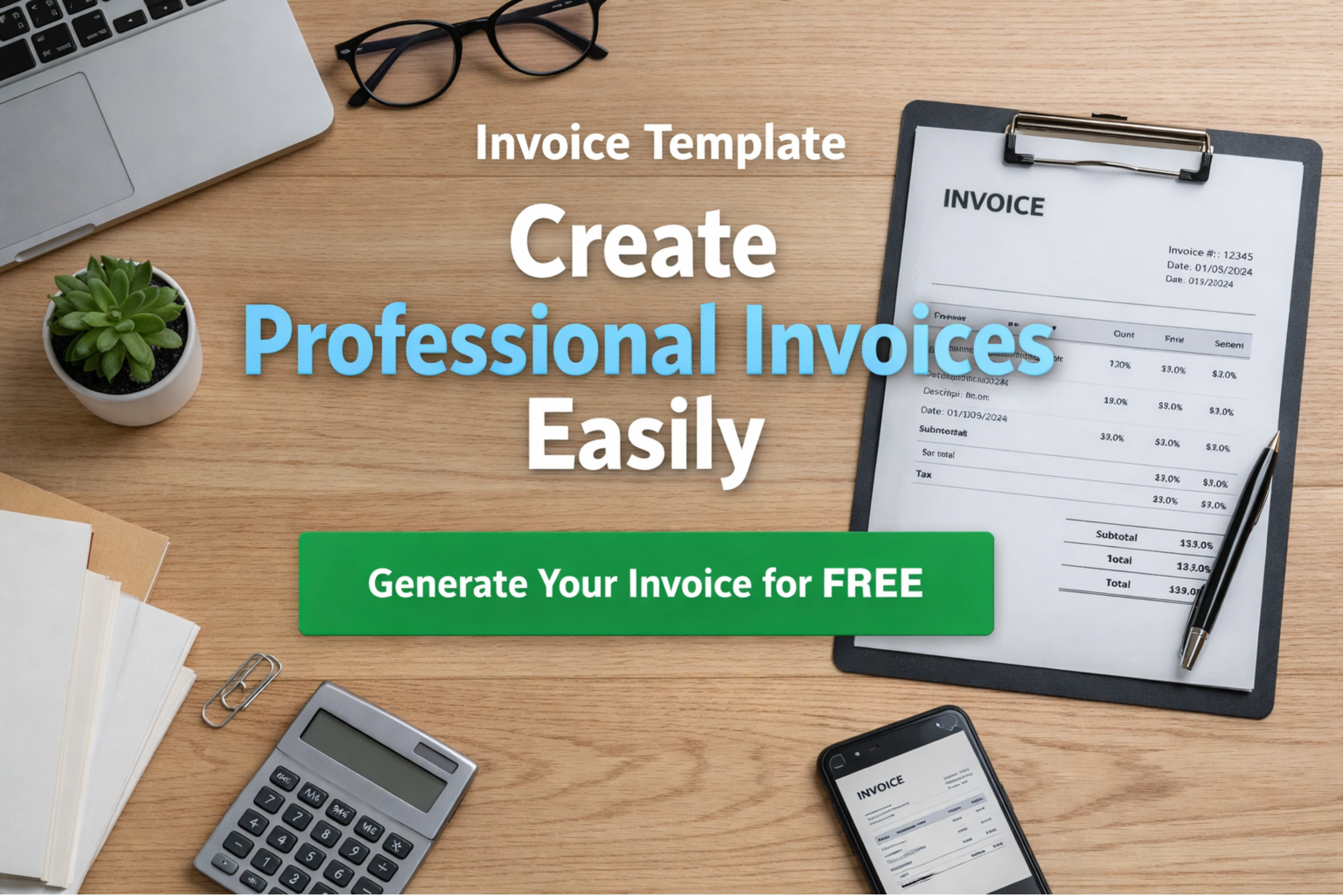Invoice Template: Create Professional Invoices Easily (Free & Online)