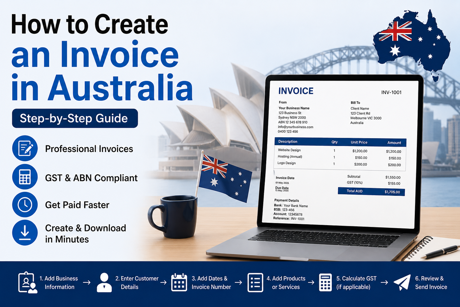 How to Create an Invoice in Australia (2026 Guide)