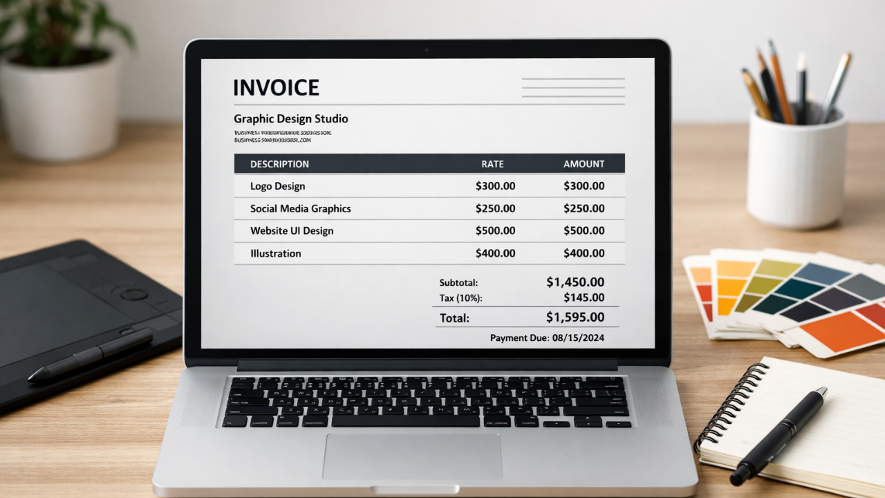 How to Make an Invoice for Graphic Design Projects (Beginner’s Guide)